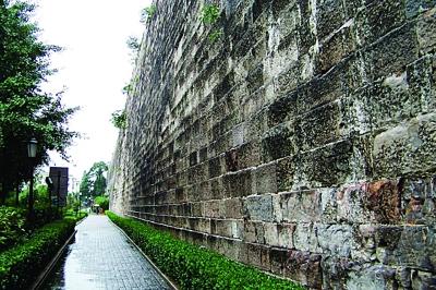 　　東水關(guān)處的城墻。資料圖片